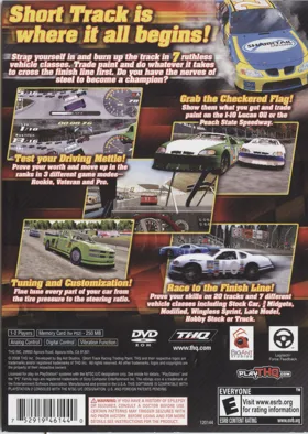 Short Track Racing - Trading Paint box cover back